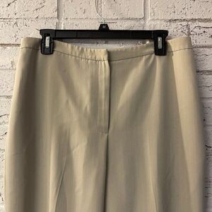 Tan Pinstriped Trouser Pants  12